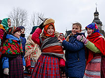 Christmas rite performed in Strochitsy