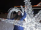 New Year lights in Vitebsk