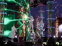 Christmas Merry-go-Round show in Minsk