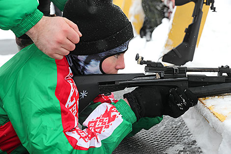 Snowy Sniper regional competitions in Baranovichi District