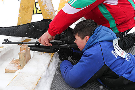 Snowy Sniper in Baranovichi District