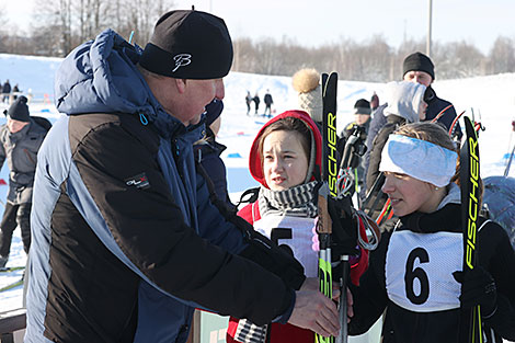 Regional stage of Snowy Sniper competitions in Chausy