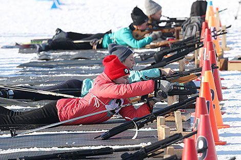 Regional stage of Snowy Sniper competitions in Chausy