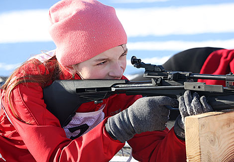 Regional stage of Snowy Sniper competitions in Chausy