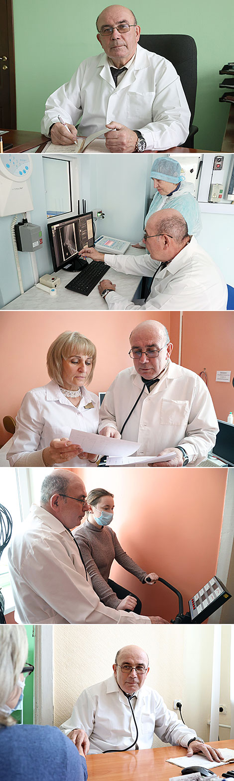 Sergei Karaev, physician-in-chief of Mogilev Polyclinic No.11