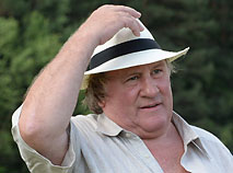 Gerard Depardieu in Belarus