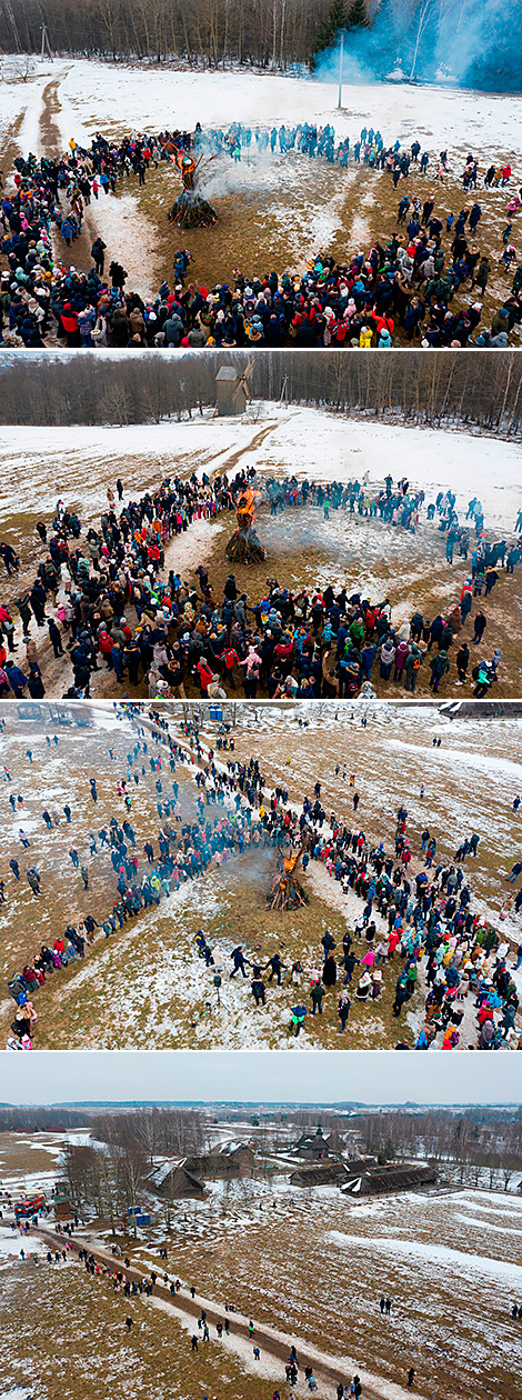 Maslenitsa celebrations in Strochitsy