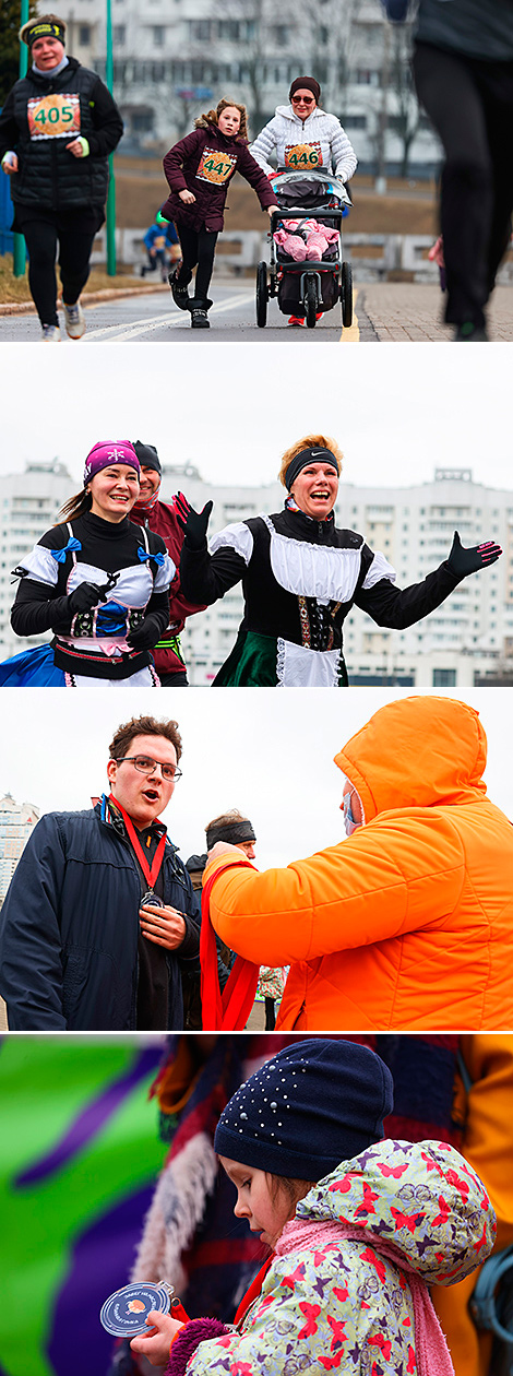 Maslenitsa race in Minsk