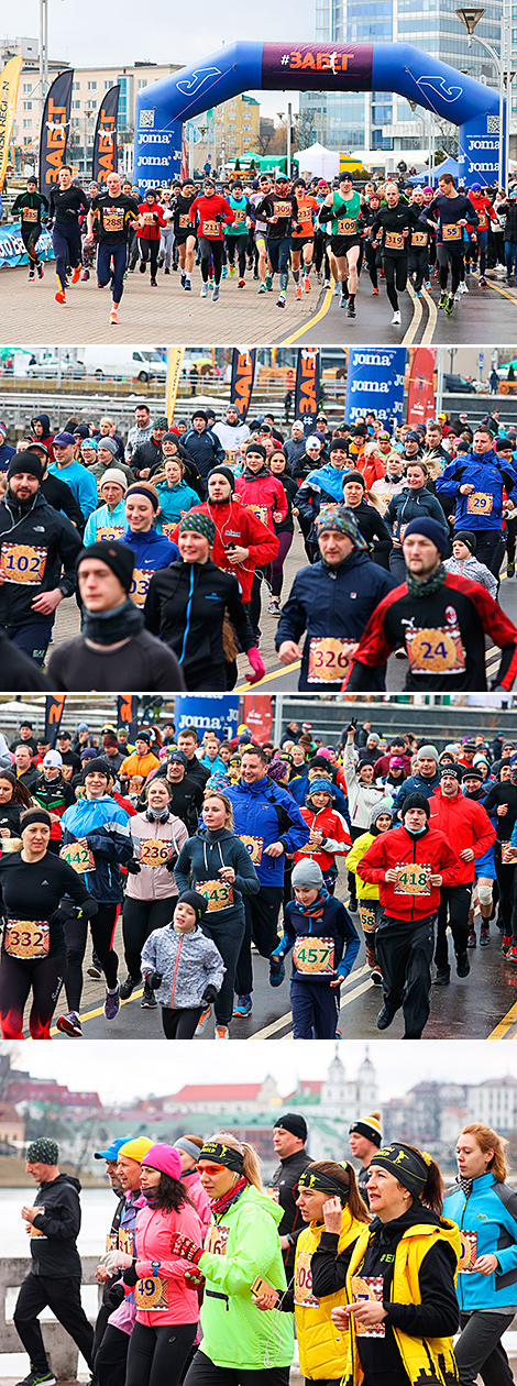 Maslenitsa race in Minsk