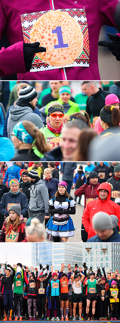 Maslenitsa race in Minsk