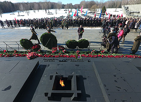 Commemorative event in Khatyn