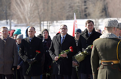 Commemorative event in Khatyn