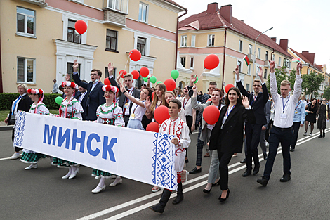 End-of-school celebrations in Bobruisk