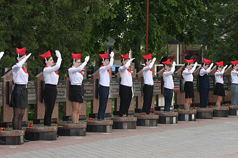 End-of-school celebrations in Bobruisk