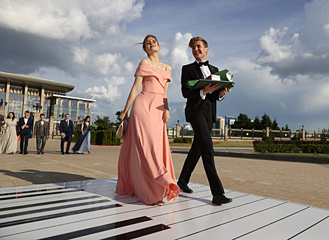 Participants of the national ball of university graduates 2021