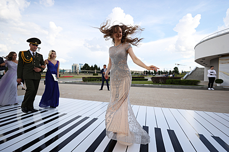 Participants of the national ball of university graduates 2021