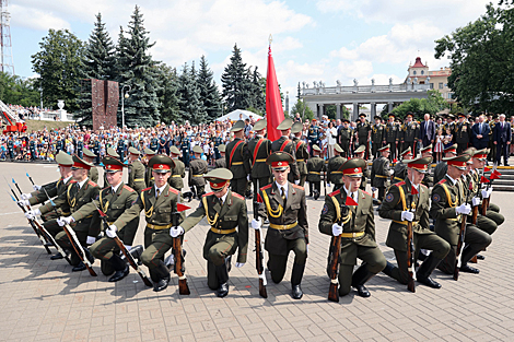 День пожарной службы в Минске