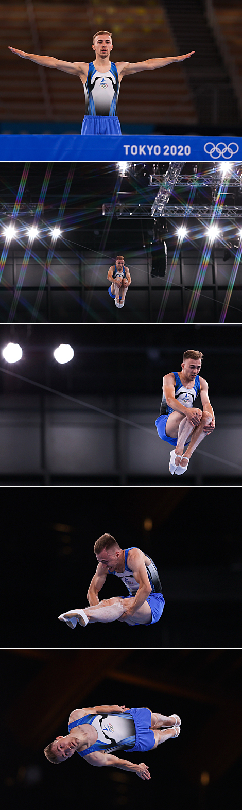 Trampoliner Uladzislau Hancharou takes 4th place at the Tokyo Olympics 2020