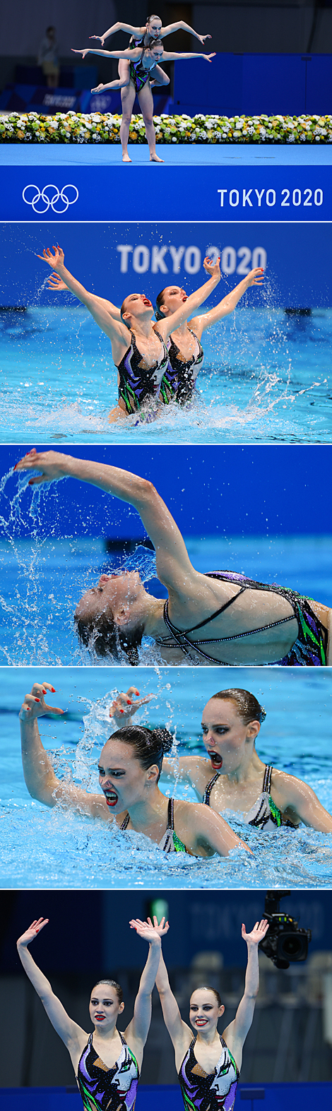 Belarus 12th in Artistic Swimming Women's Duet preliminary