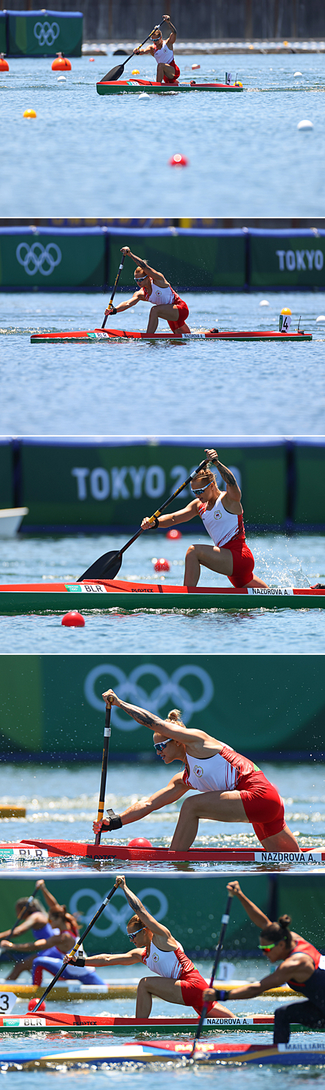 Alena Nazdrova 3rd in C1 200m Final B