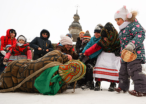 Колядные гуляния в Строчицах