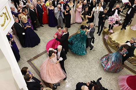 New Year's ball in Bolshoi Theater