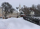 Сильный снегопад прошел в Витебске