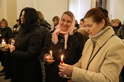 Праздничное богослужение в Крестовоздвиженском костеле Бреста