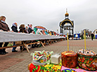 Освящение пасхальной пищи в Витебске