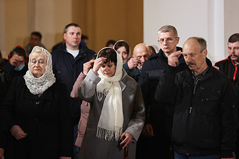 Праздничное богослужение в Свято-Успенском кафедральном соборе Витебска