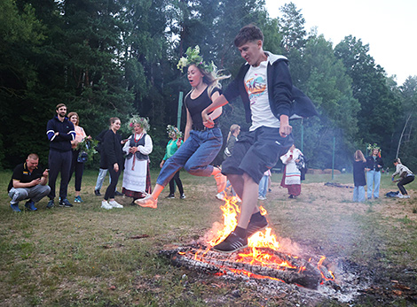 Kupala Night on Augustow Canal
