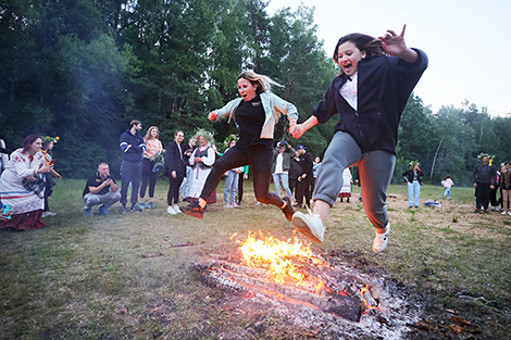 Kupala Night on Augustow Canal
