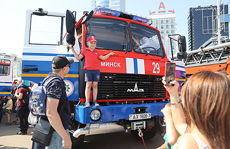 Fire Service Day celebrations in Minsk