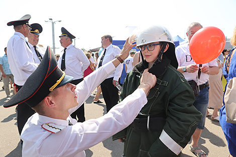 День пожарной службы в Минске