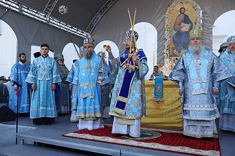 Festive divine service in honor of the Minsk Icon of the Mother of God 