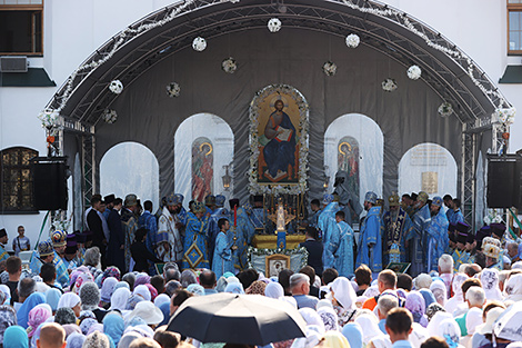 Festive divine service in honor of the Minsk Icon of the Mother of God 