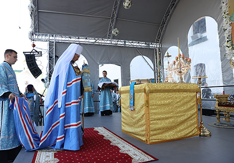 Festive divine service in honor of the Minsk Icon of the Mother of God 