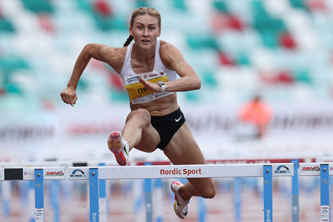 Belarusian runner Elvira German at Belarus’ Open Athletics Championships