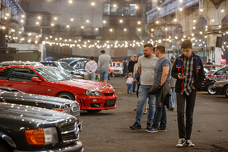 Display of retro cars VintageDay 