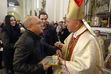 Holy Trinity altar was unveiled to the public in St. Xavier Cathedral after restoration 