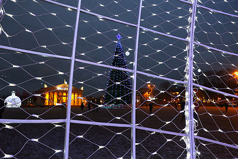 Big City Lights: Christmas Illumination in Minsk