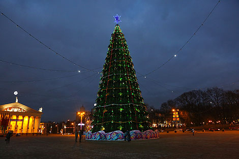 Big City Lights: Christmas Illumination in Minsk