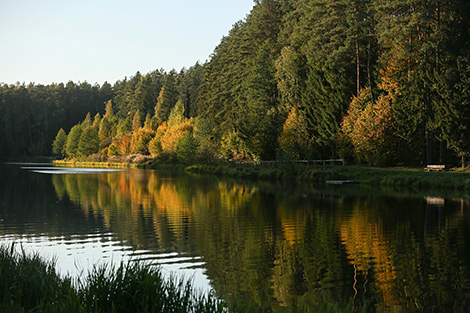 Augustow Canal in autumn