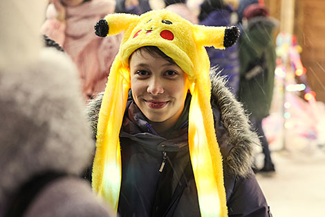 New Year tree lighting in Brest