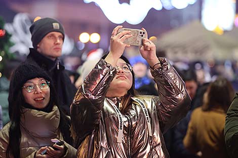 New Year celebrations in Minsk 