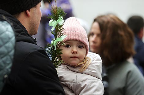 Каталікі святкуюць уваход Гасподні ў Іерусалім