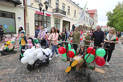 Pram parade in Grodno