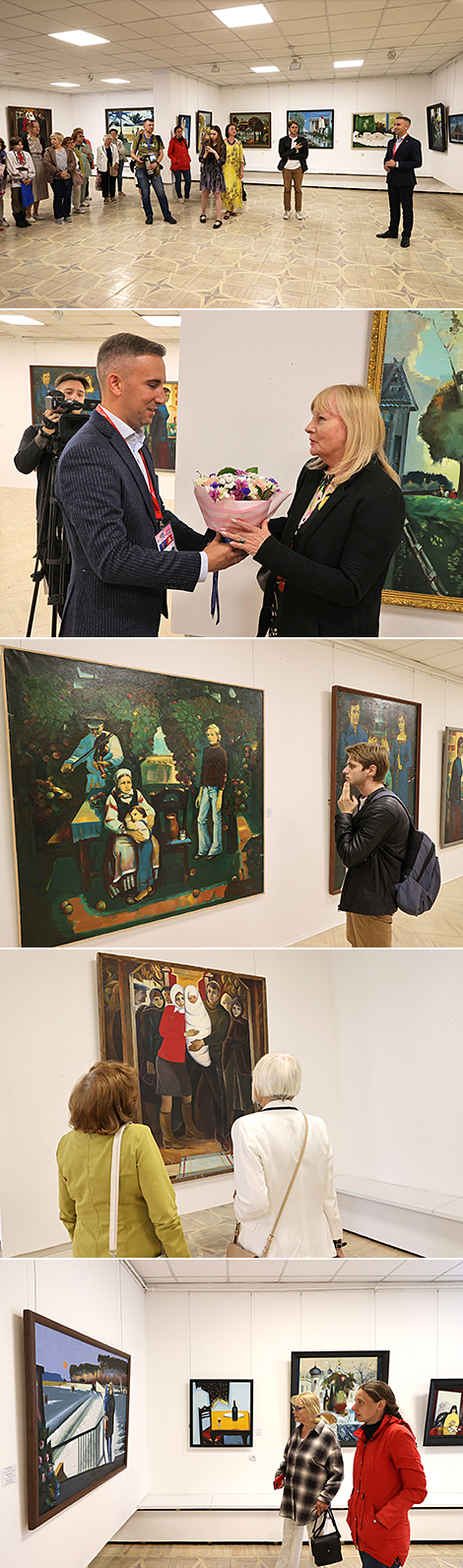 Leonid Shchemelev's exhibition in Vitebsk