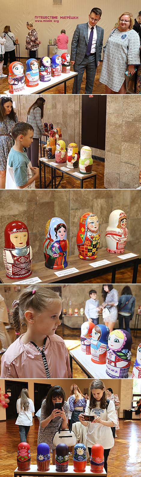 Matryoshka exhibition in Vitebsk