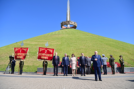 Торжественное мероприятие на мемориальном комплексе 